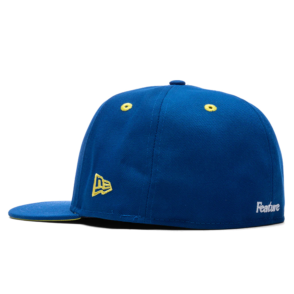 Feature x New Era 59FIFTY Collegiate F - Blue Azure/Yellow - Image 4