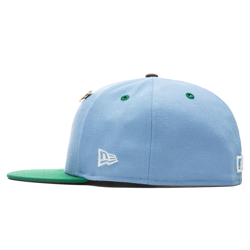 Feature x New Era "Earth" San Francisco Giants Fitted - Birdseye Blue/Kelly Green - Image 3