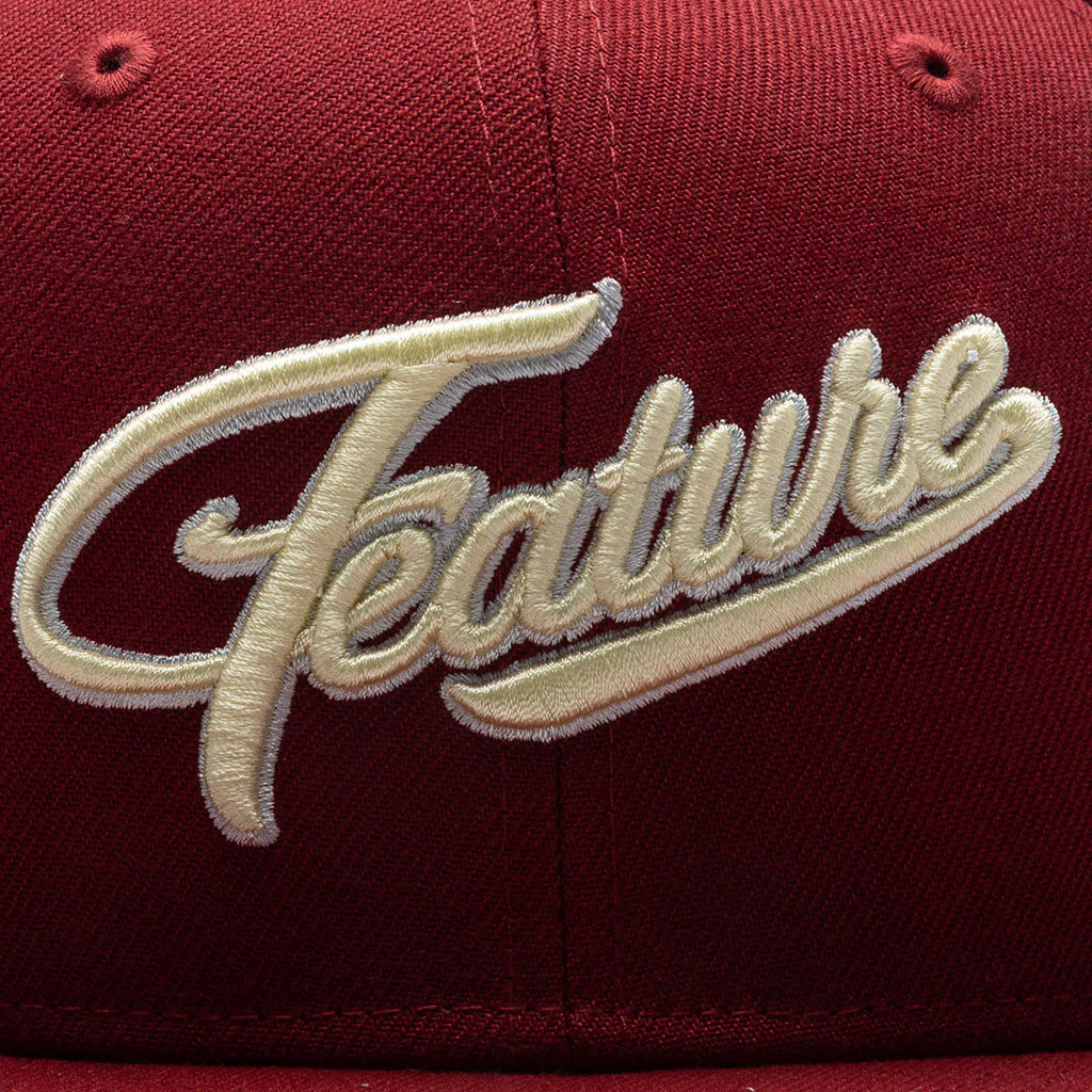 FEATURE x New Era 9FIFTY Cutlass - Red/Wheat - Image 2
