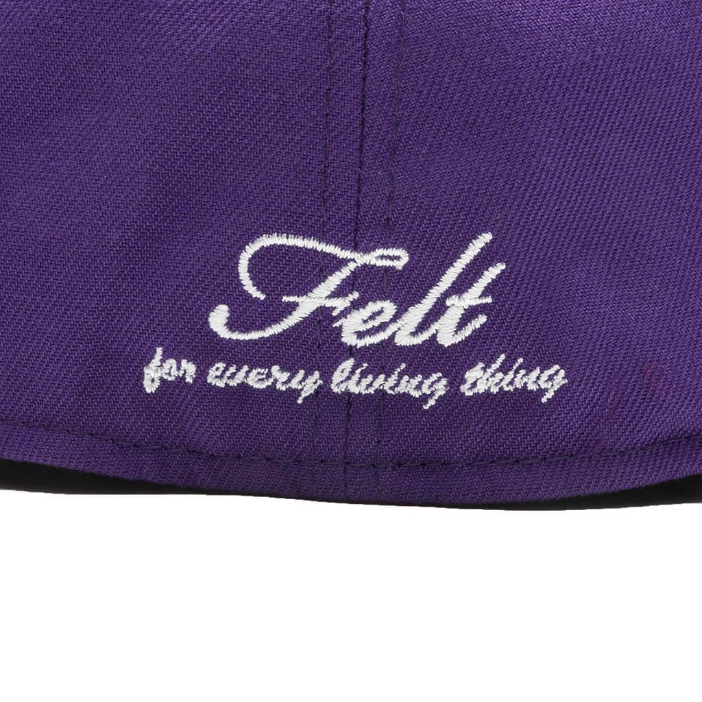 New Era x NBA x FELT 59FIFTY Fitted - Los Angeles Lakers - Image 4