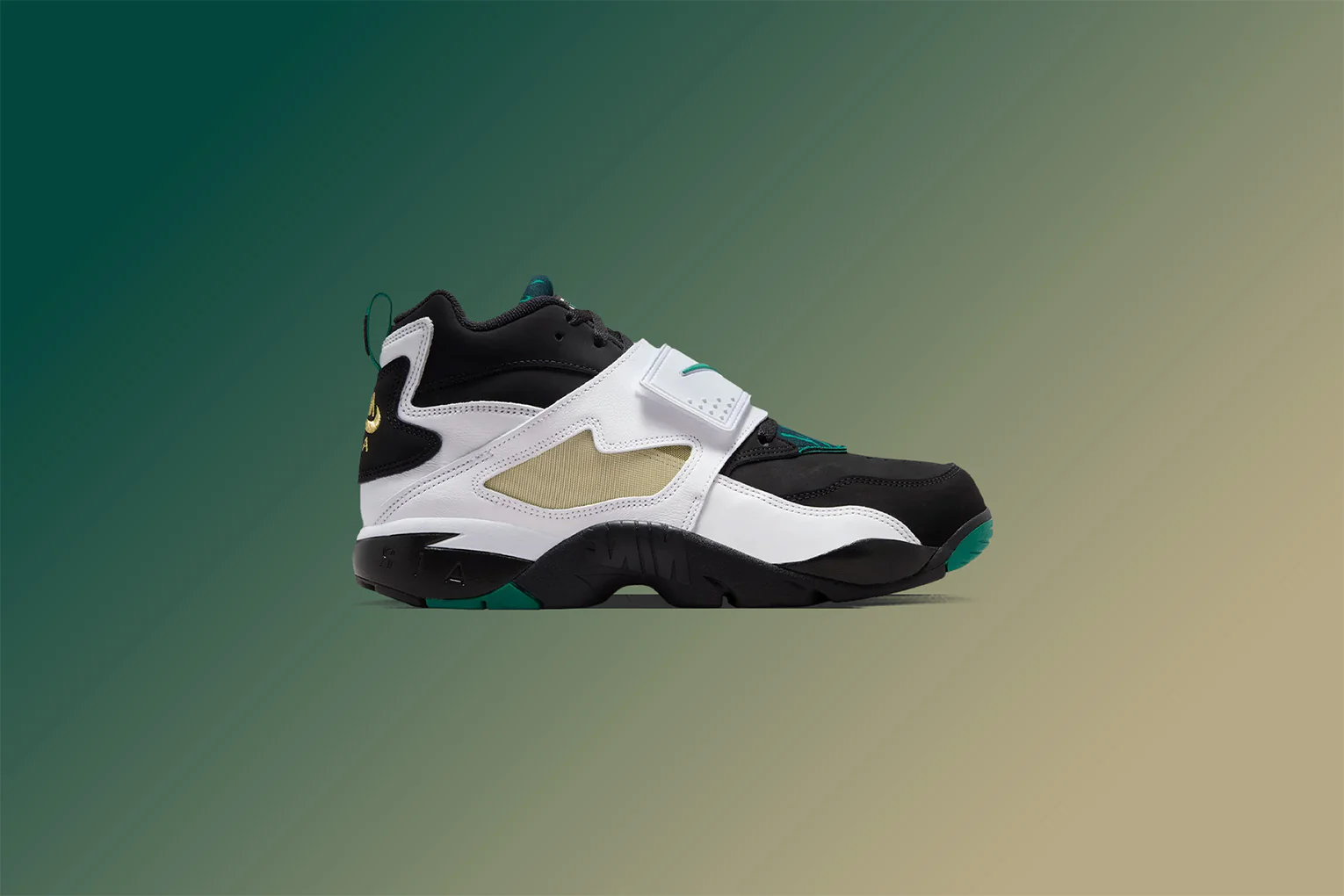 Air Diamond Turf 93 'Emerald' - Black/Mystic Green/White/Golden Tussah - Image 5