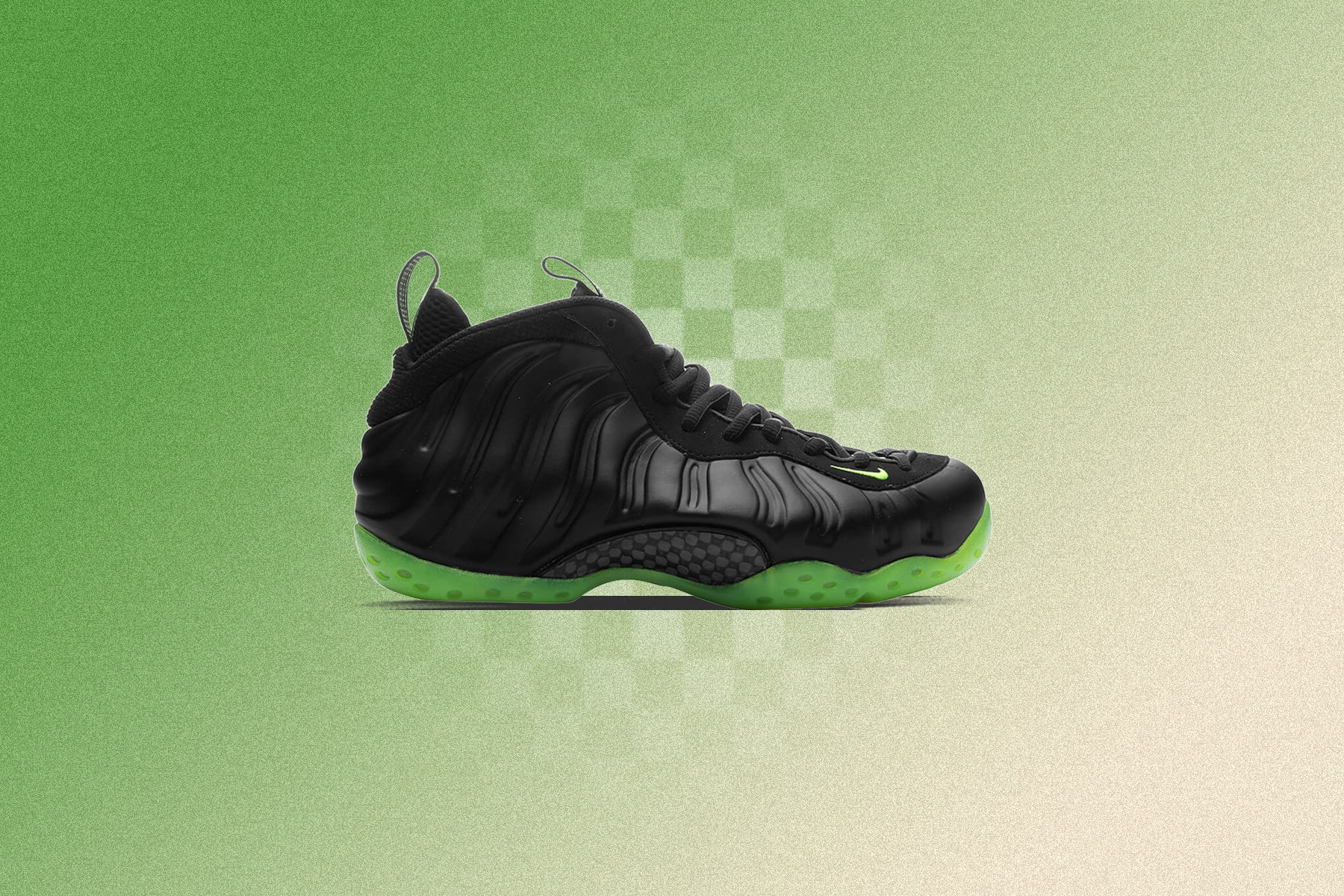 Air Foamposite One - Black/Volt - Image 5