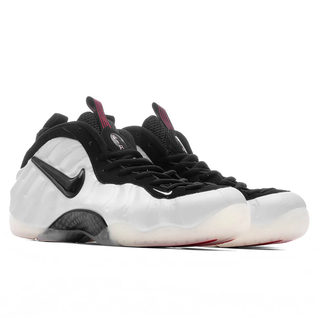 Air Foamposite Pro 'Pearl' - Pearl White/White Black/True Red - Image 2