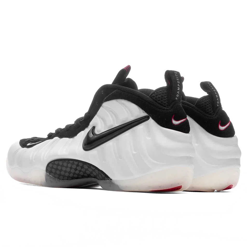 Air Foamposite Pro 'Pearl' - Pearl White/White Black/True Red - Image 3