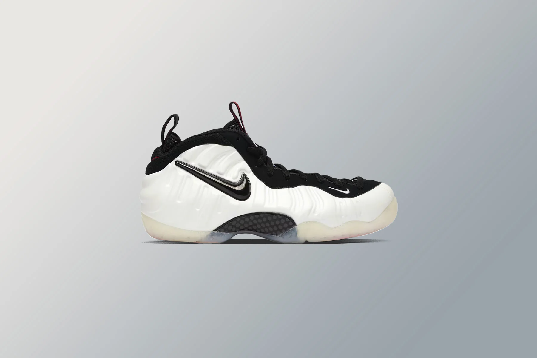 Air Foamposite Pro 'Pearl' - Pearl White/White Black/True Red - Image 5