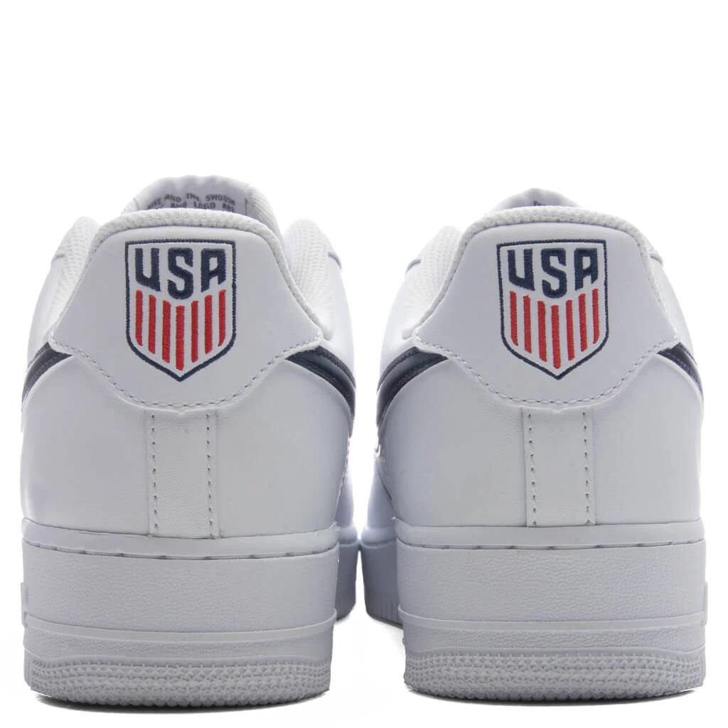 Air Force 1 '07 LV8 'USA' - White/Midnight Navy/University Red - Image 6