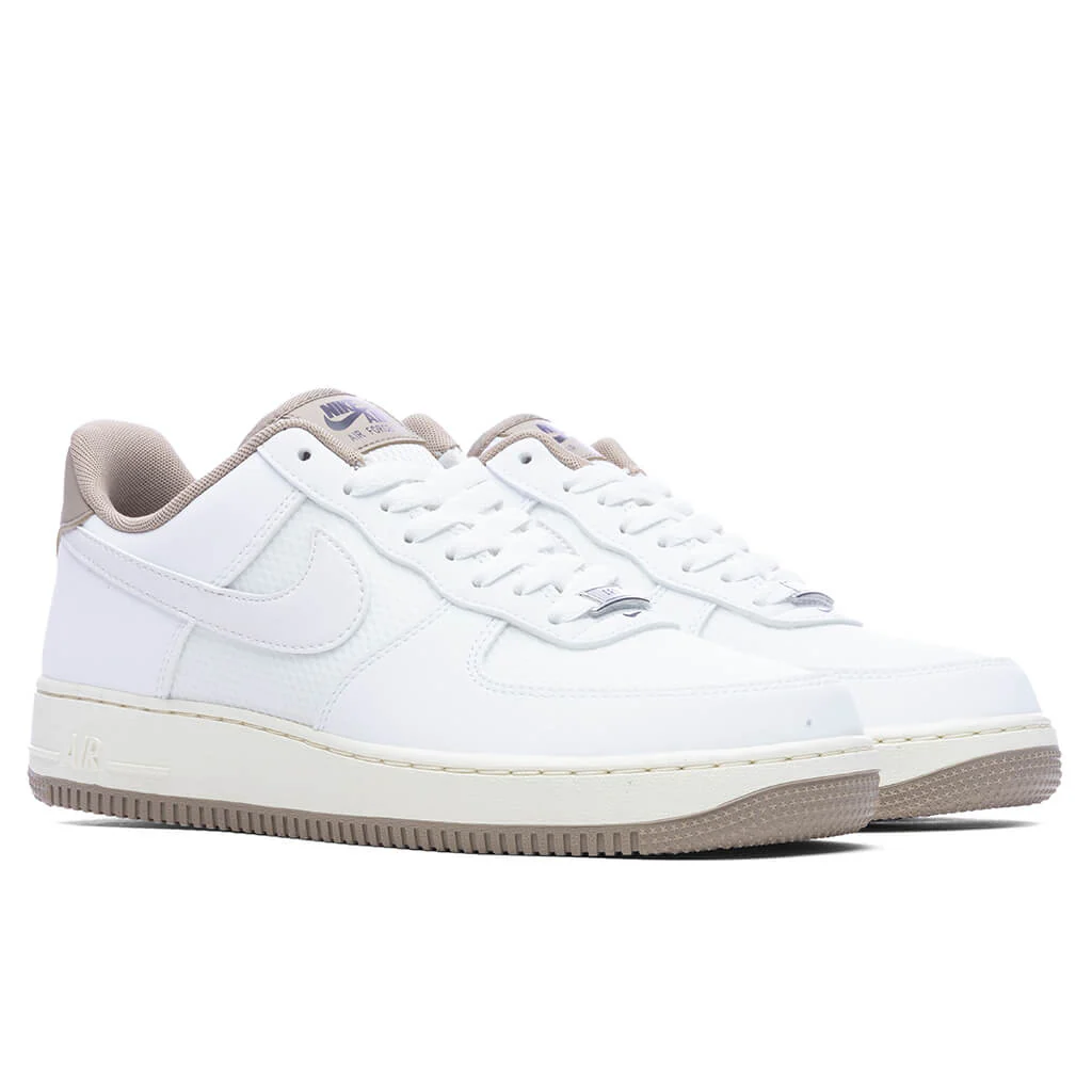 Air Force 1 '07 - Summit White/Summit White/Khaki - Image 2
