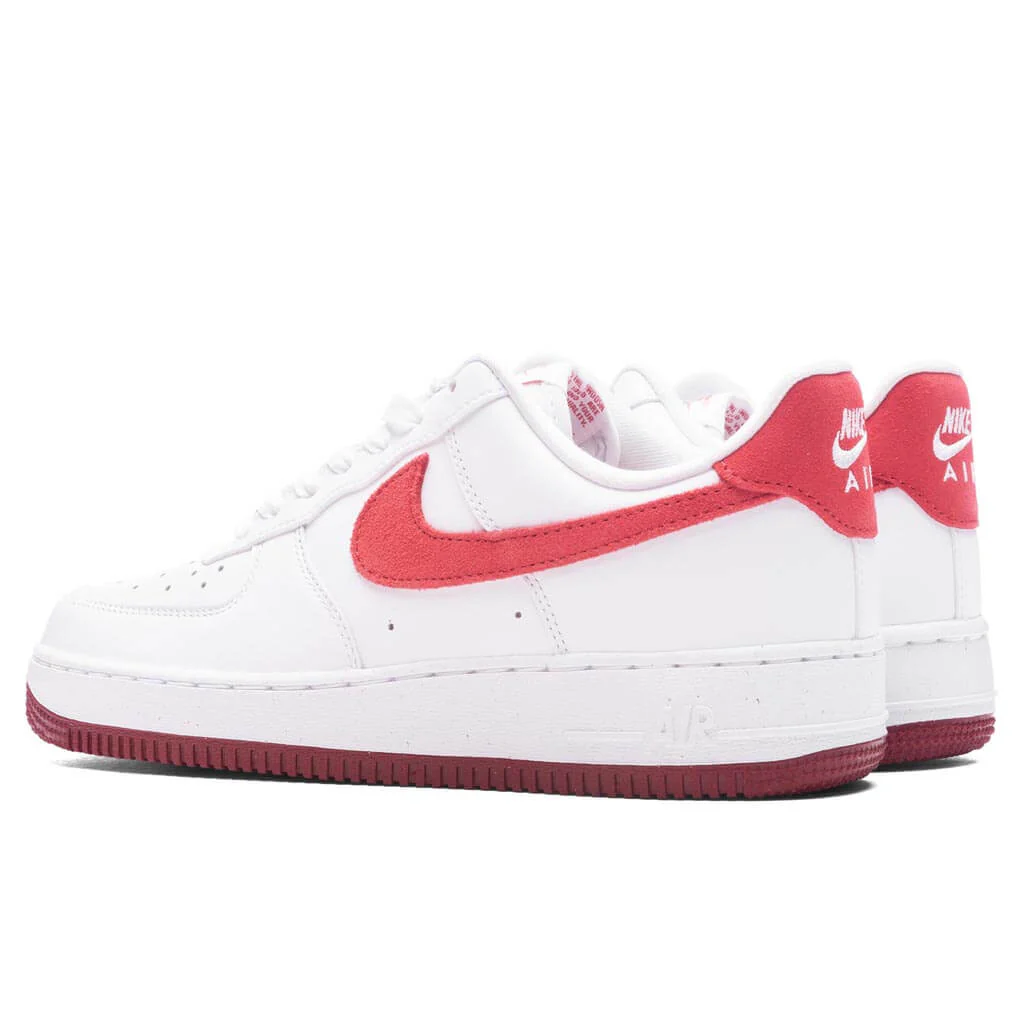 Women's Air Force 1 '07 'Adobe' - White/Adobe/Team Red/Dragon Red - Image 3
