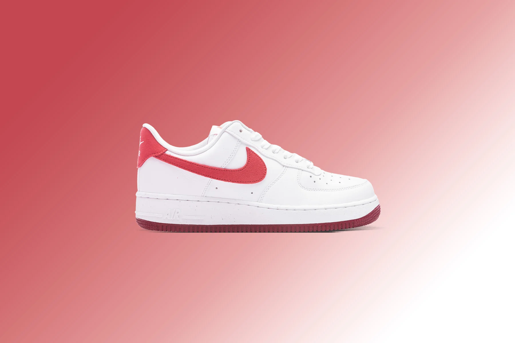 Women's Air Force 1 '07 'Adobe' - White/Adobe/Team Red/Dragon Red - Image 5
