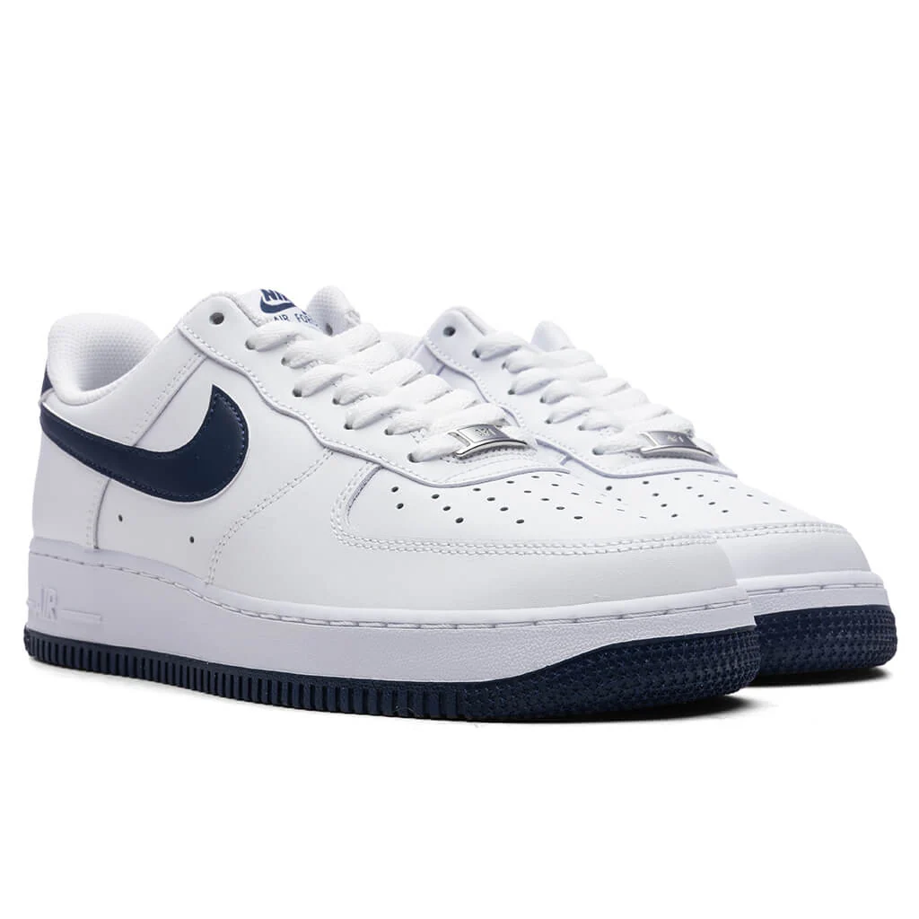 Air Force 1 '07 - White/Midnight Navy/White - Image 2