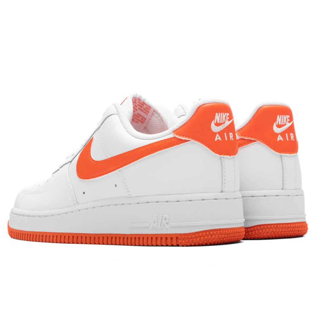 Air Force 1 '07 - White/Safety Orange/White - Image 3