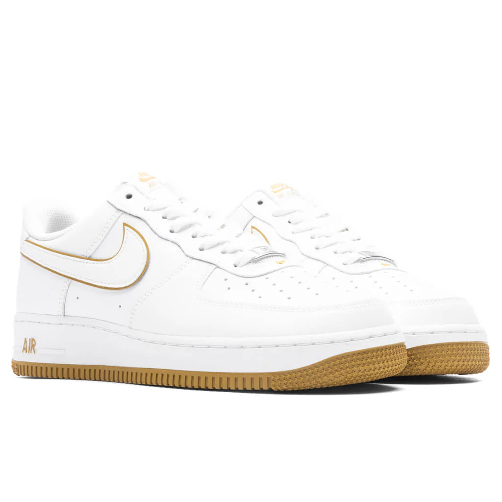 Air Force 1 '07 - White/White/Bronzine - Image 2