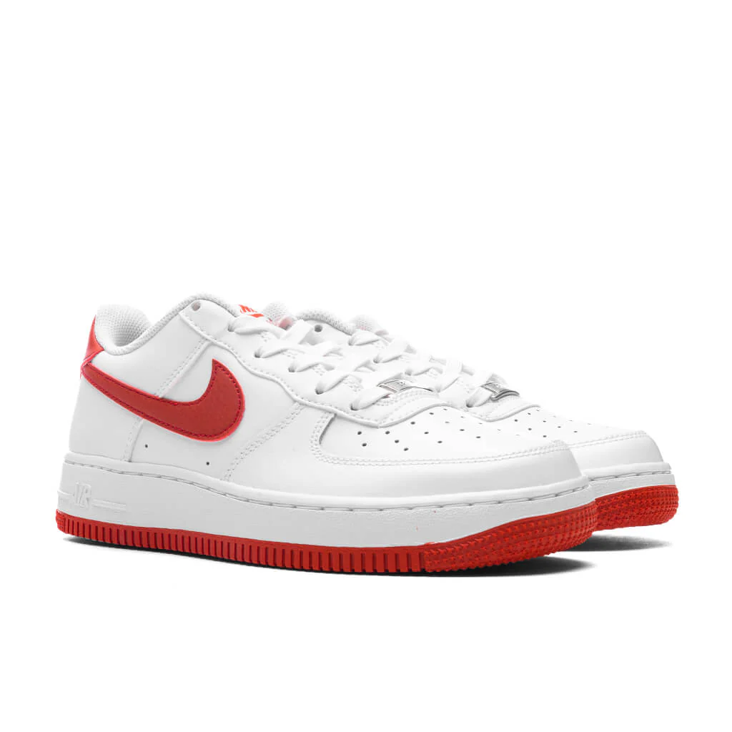 Air Force 1 (GS) - White/Dragon Red - Image 2