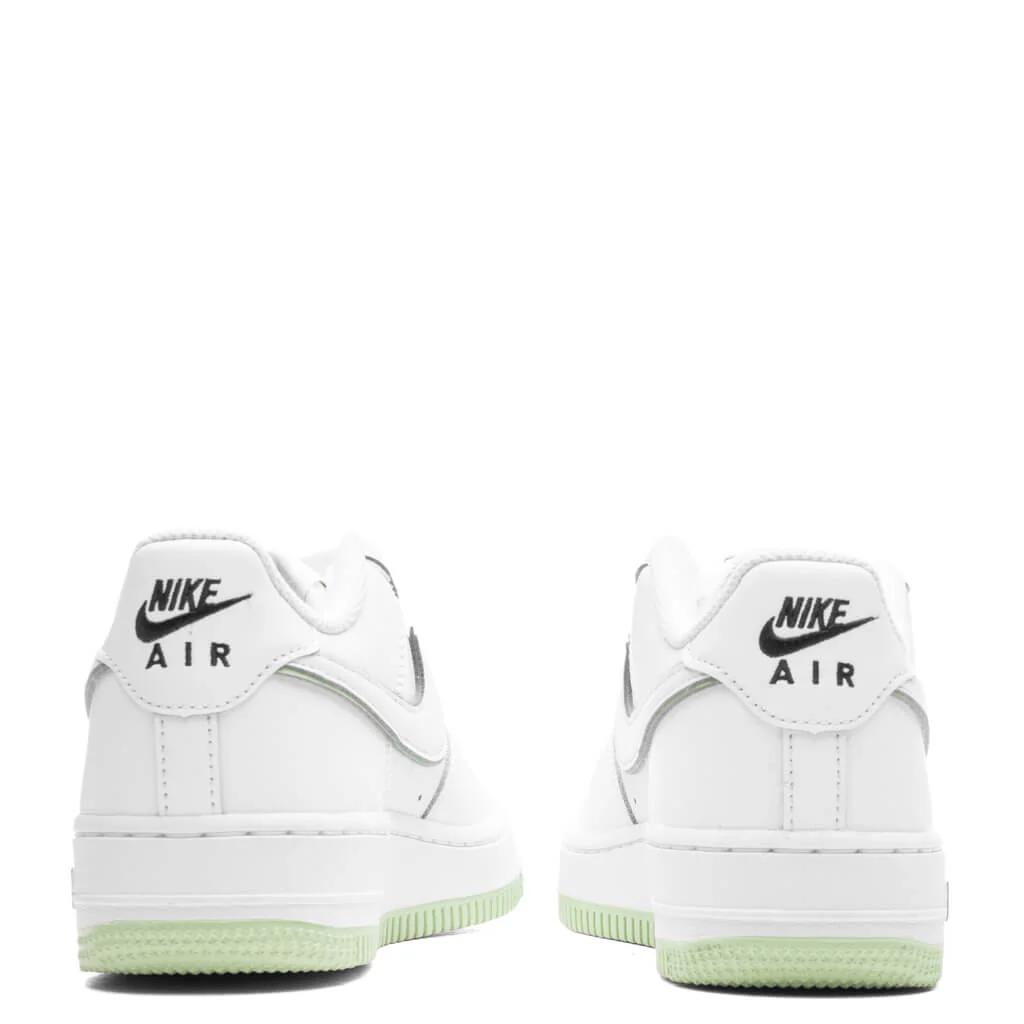 Air Force 1 (GS) - White/Honeydew - Image 4