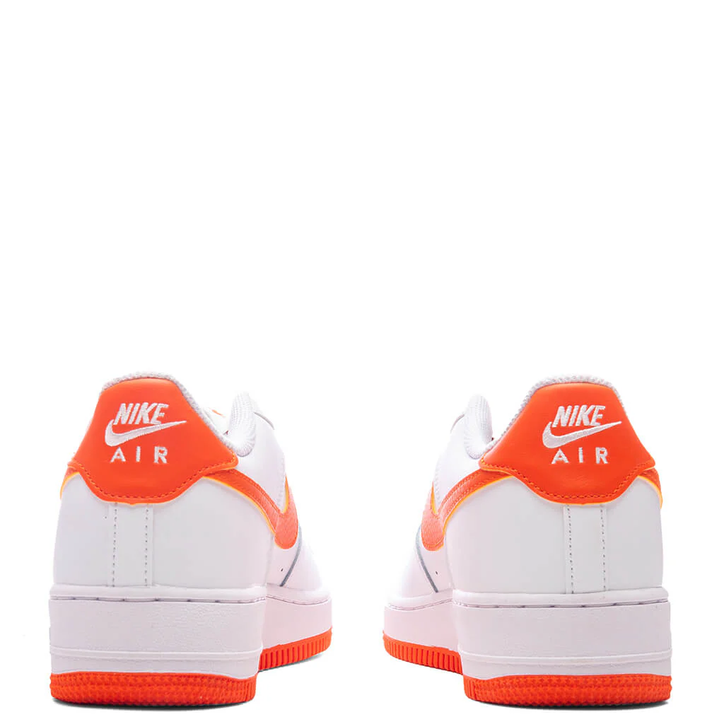 Air Force 1 (GS) - White/Safety Orange - Image 4