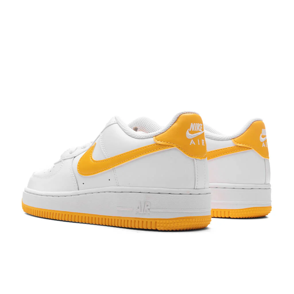 Air Force 1 (GS) - White/University Gold/White - Image 3