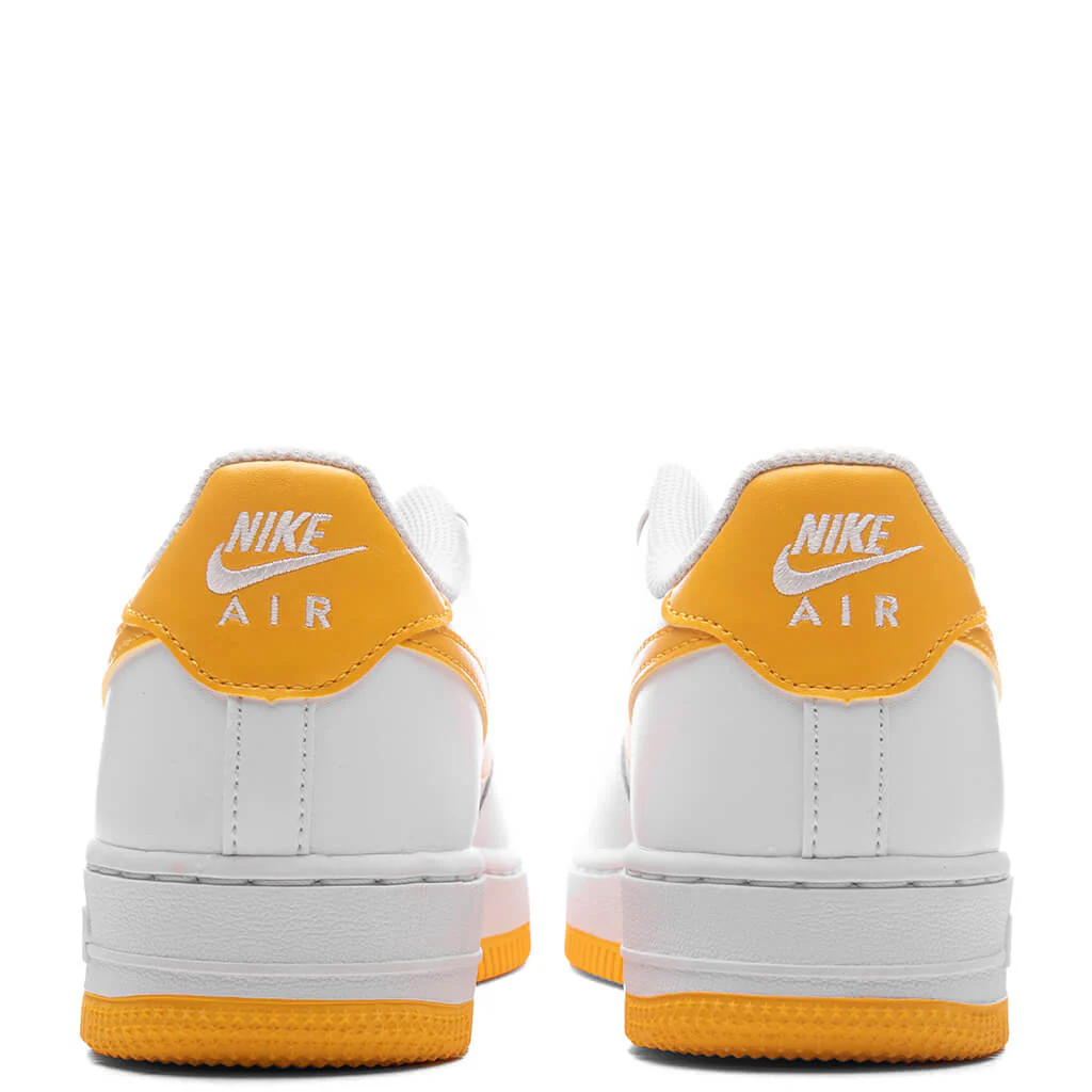 Air Force 1 (GS) - White/University Gold/White - Image 4