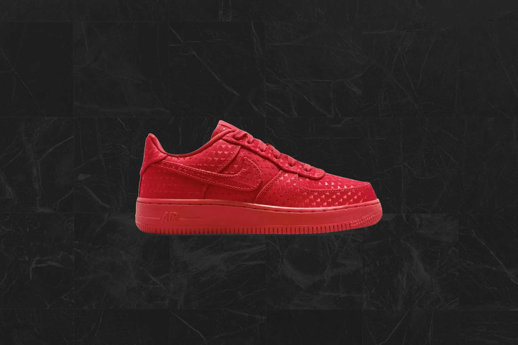 Air Force 1 Retro 'Valentine's Day' - University Red/Black - Image 5