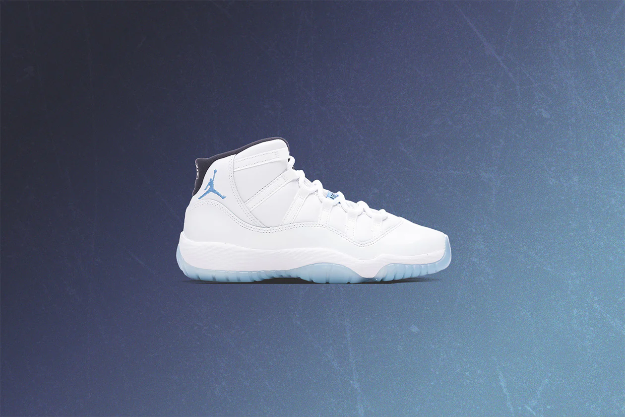 Air Jordan 11 Retro (GS) - White/Legend Blue/Black - Image 5