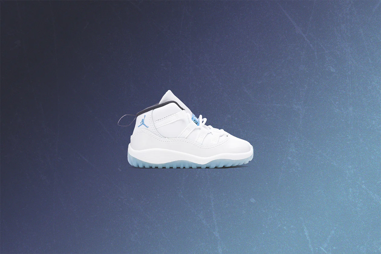Air Jordan 11 Retro (TD) - White/Legend Blue/Black - Image 5