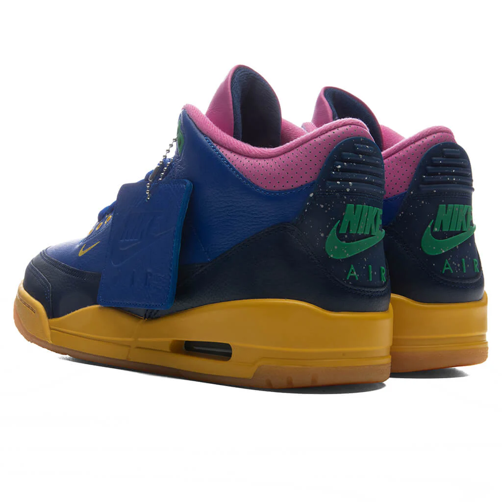 Air Jordan 3 Retro OG 'Brazil' - Racer Blue/Lucky Green/Blue Void - Image 2