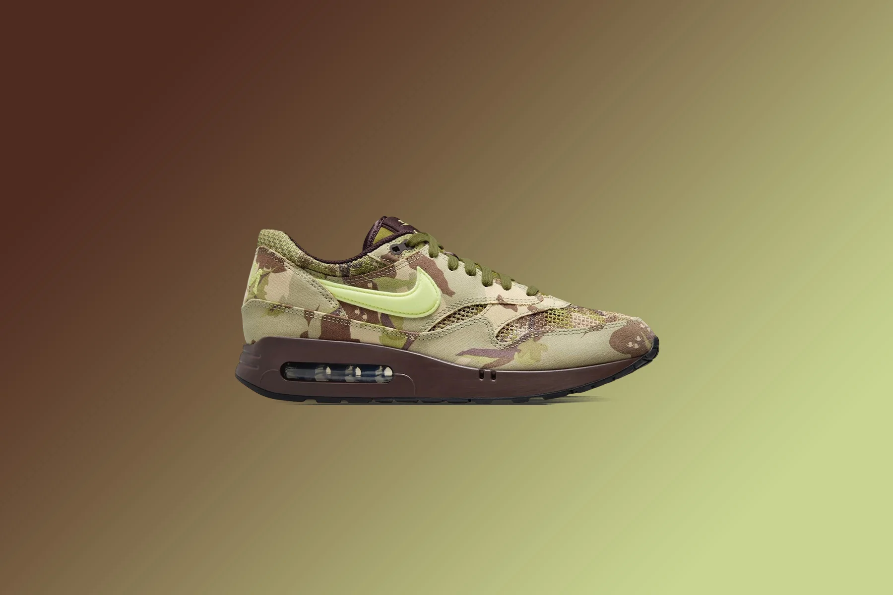 Air Max 1 '86 OG 'Camo' - Earth/Light Lemon Twist/Oil Green/Black - Image 5