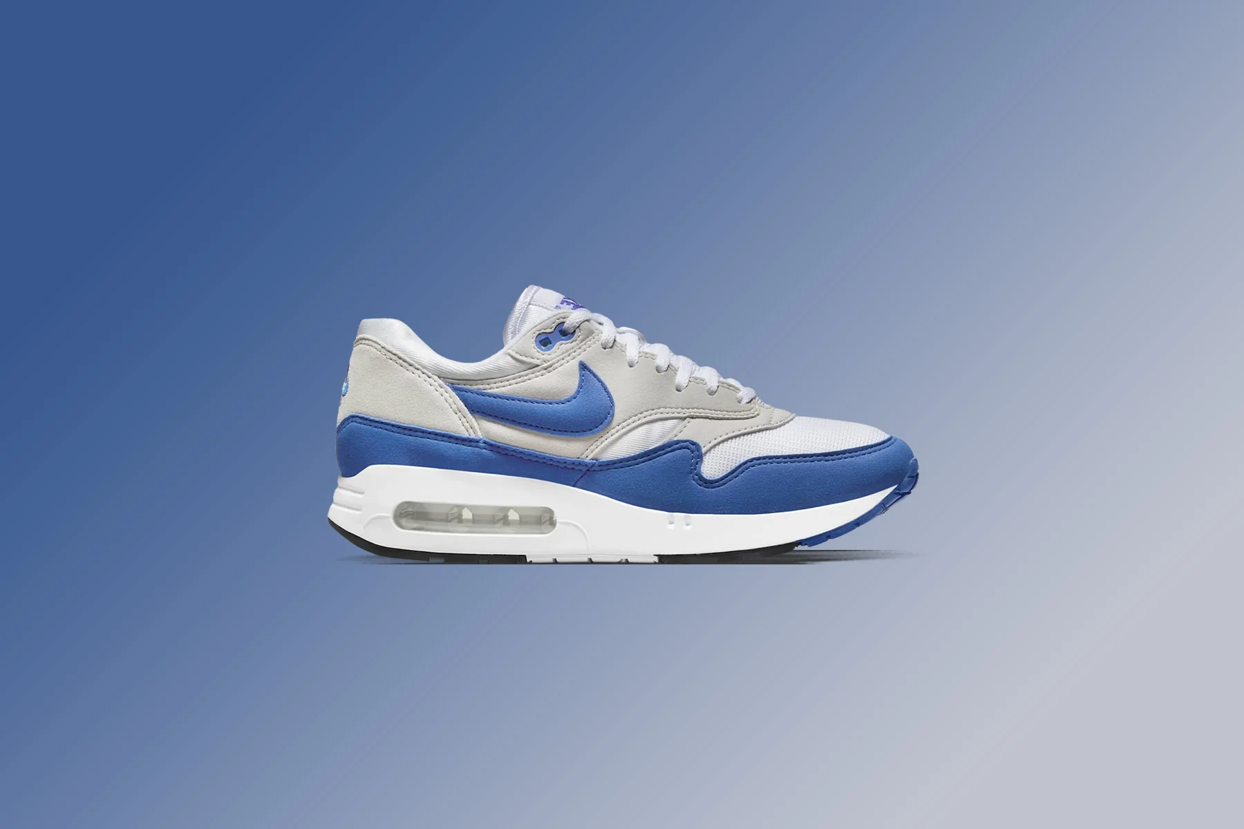 Women's Air Max 1 '86 Premium 'Royal' - White/Royal Blue/Light Neutral Grey/Black - Image 2