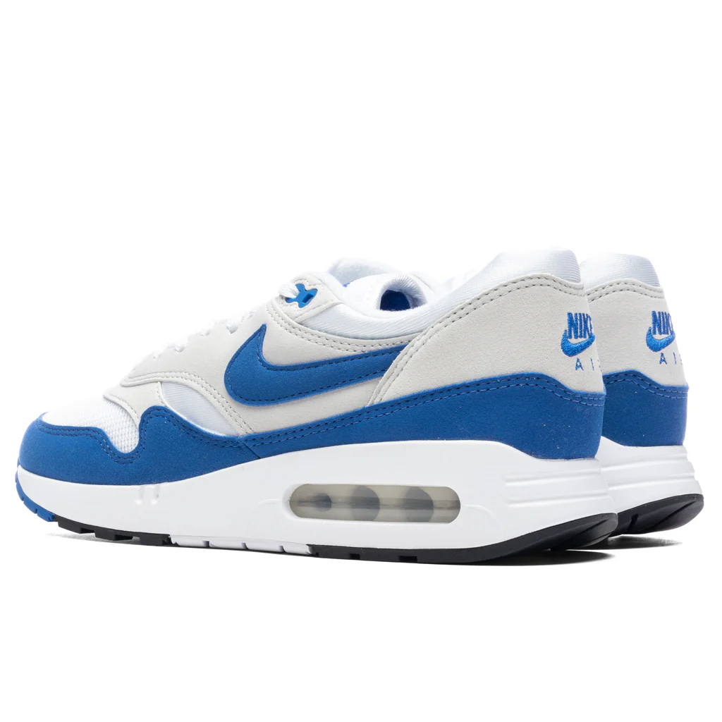 Women's Air Max 1 '86 Premium 'Royal' - White/Royal Blue/Light Neutral Grey/Black - Image 3