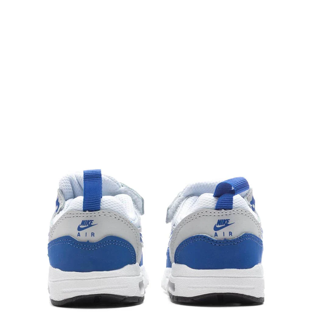 Air Max 1 Easy On (TD) - White/Game Royal/Neutral Grey/Black - Image 4
