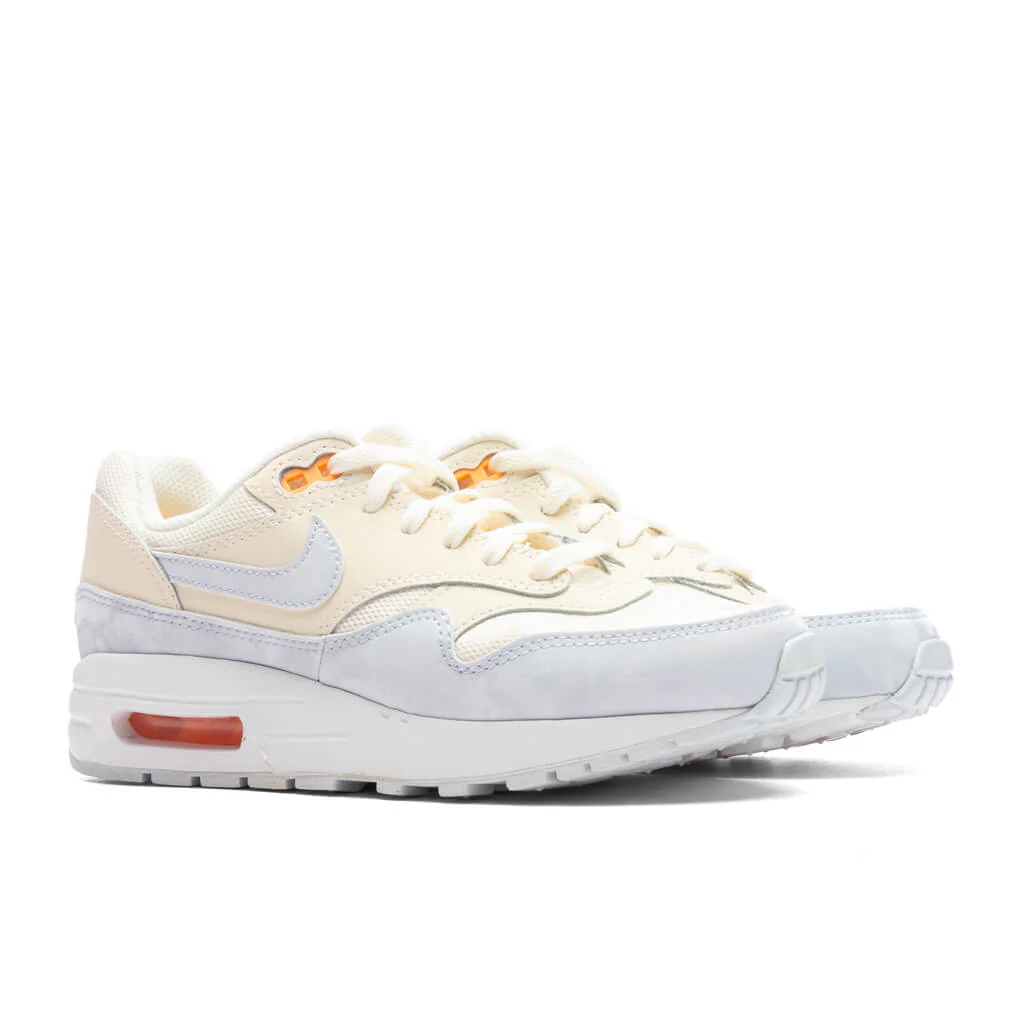 Air Max 1 (GS) - Pale Ivory/Football Grey/Melon Tint - Image 2