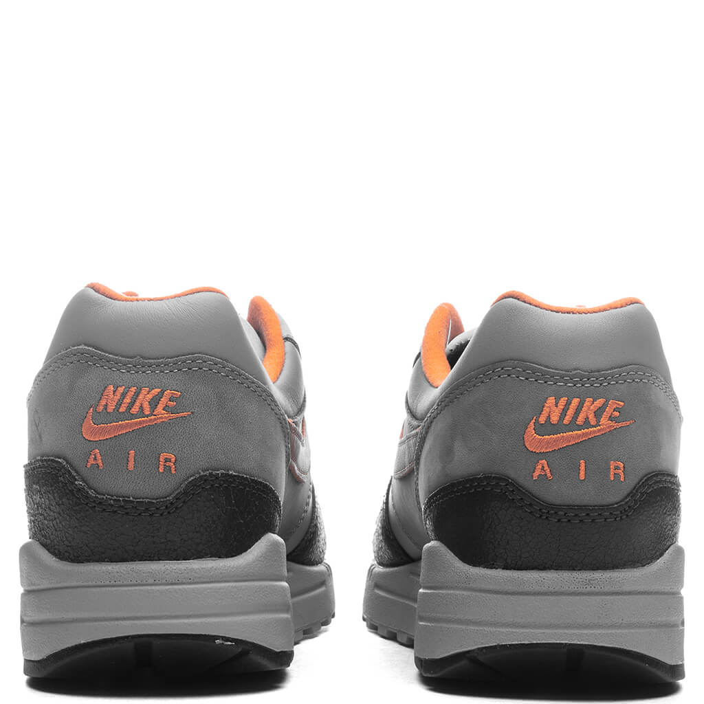 Nike x HUF Air Max 1 'Brilliant Orange' - Anthracite/Brilliant Orange/Medium Grey - Image 4