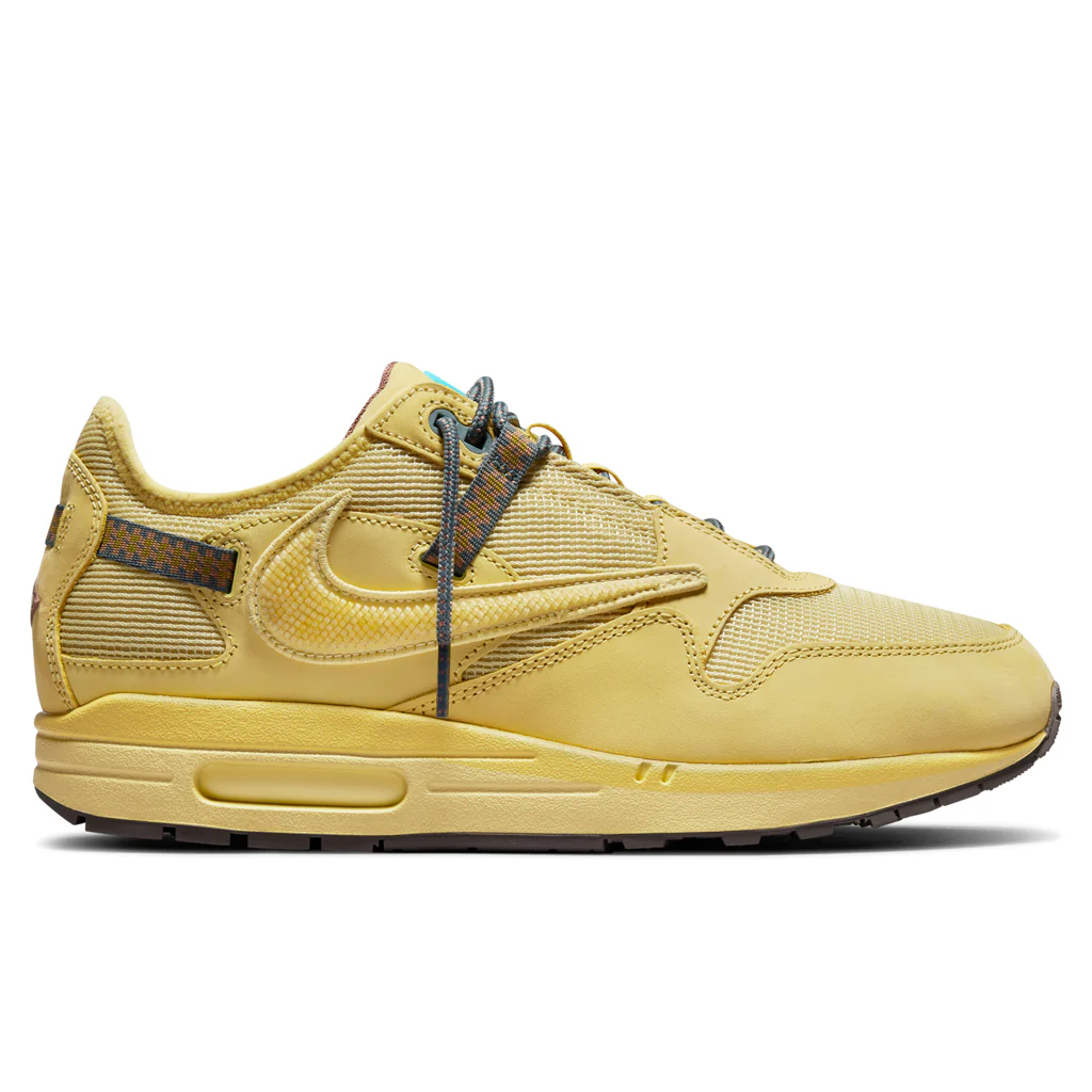 Air Max 1 x Travis Scott CACT.US CORP - Saturn Gold/Tea Tree Mist/Tent