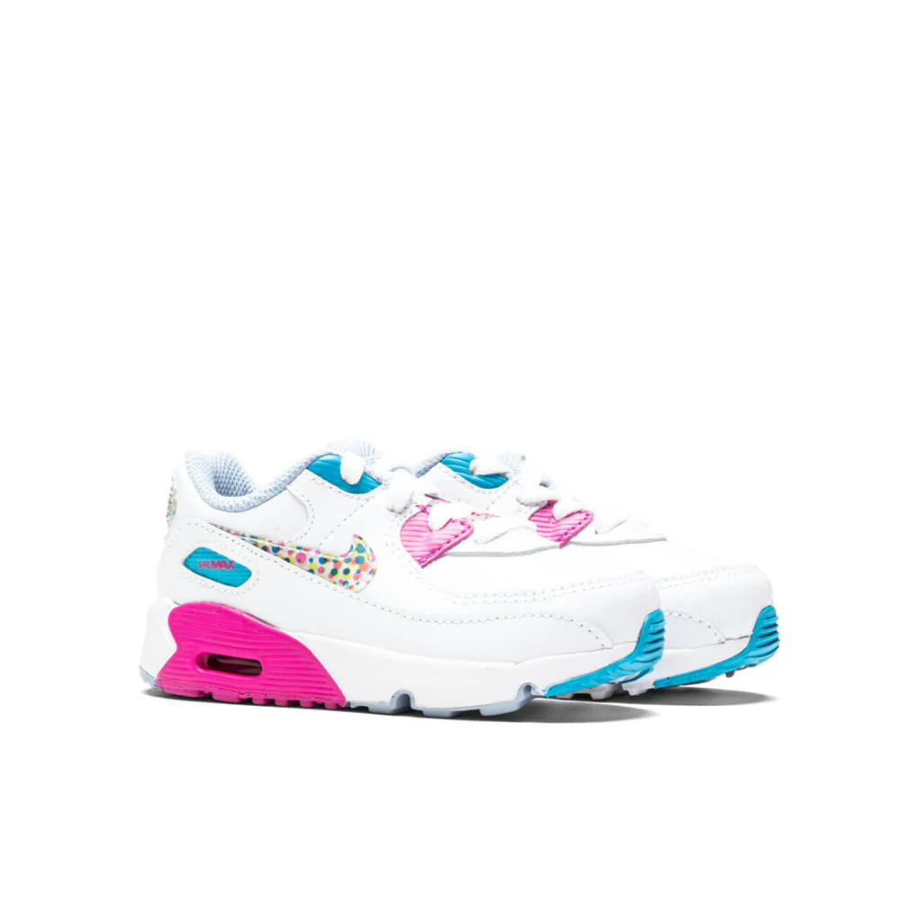 Air Max 90 LTR SE (TD) - White/Multi/Active Fuchsia - Image 2