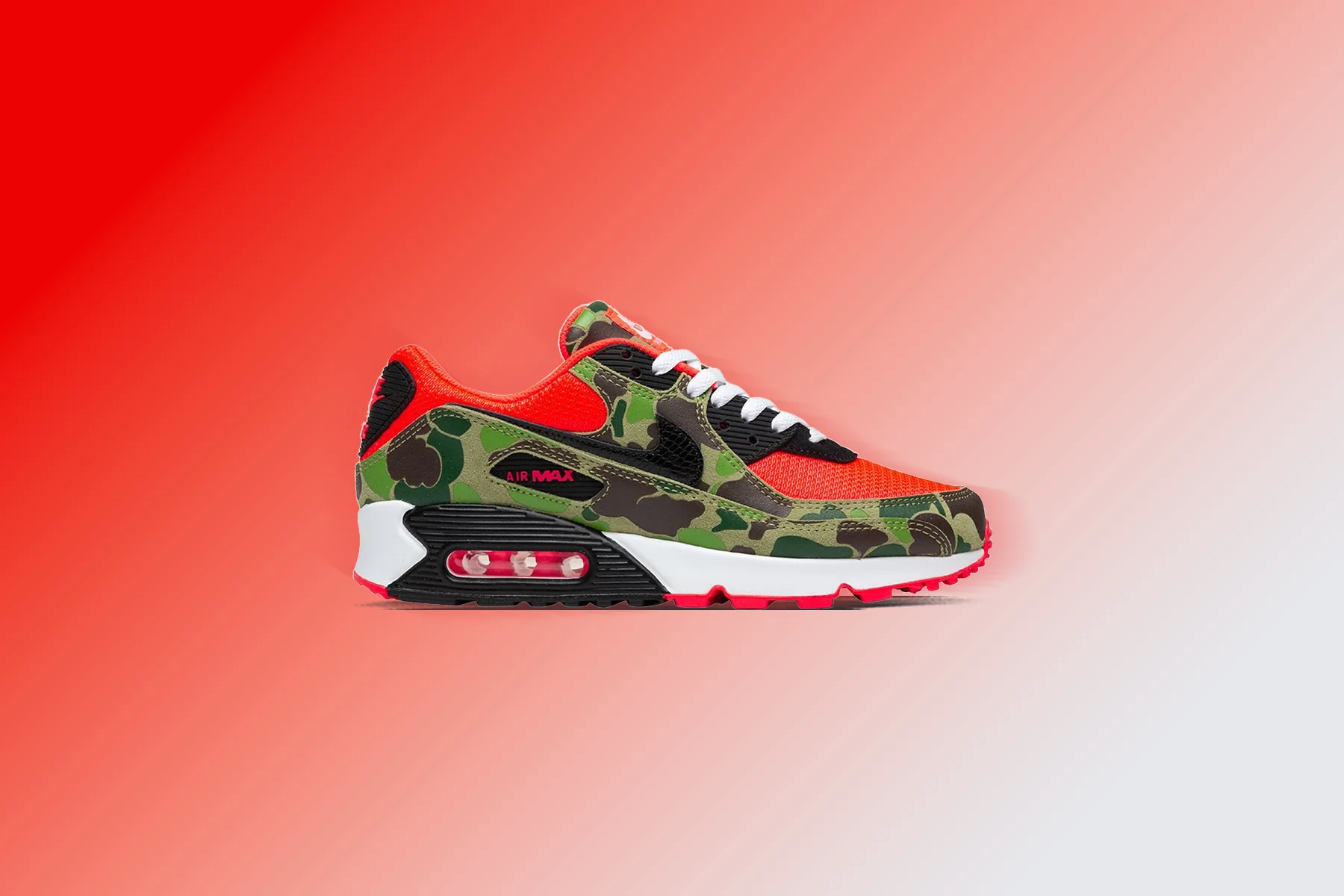 Air Max 90 'Reverse Duck Camo' - Infrared/Black - Image 2