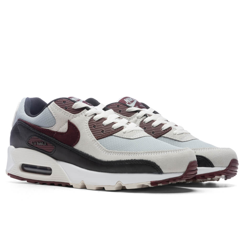 Air Max 90 - Wolf Grey/Burgundy Crush/Phantom - Image 2