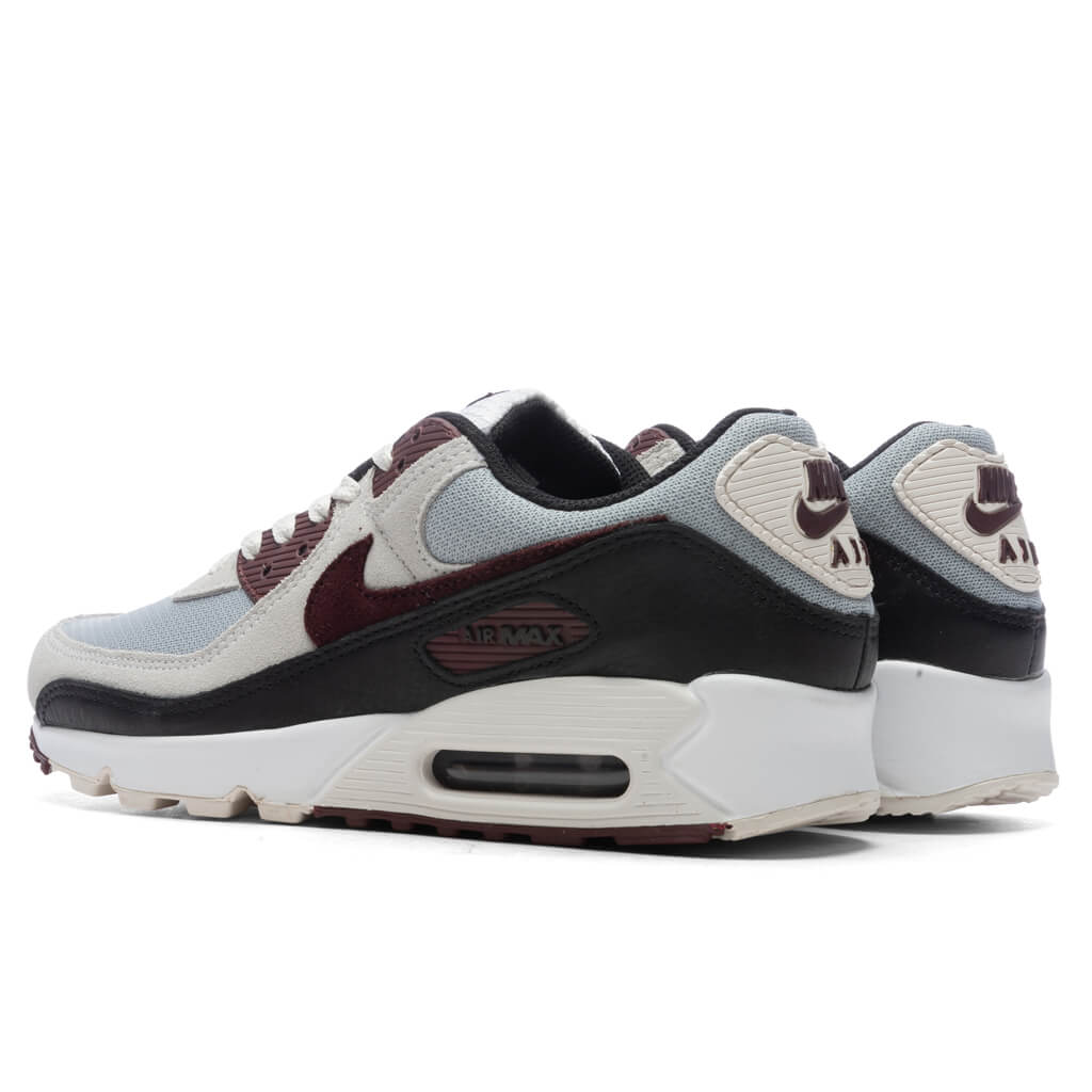 Air Max 90 - Wolf Grey/Burgundy Crush/Phantom - Image 3