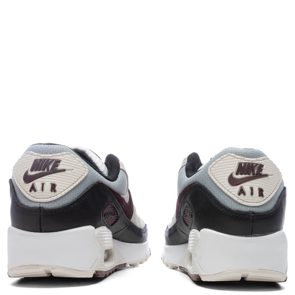 Air Max 90 - Wolf Grey/Burgundy Crush/Phantom - Image 4