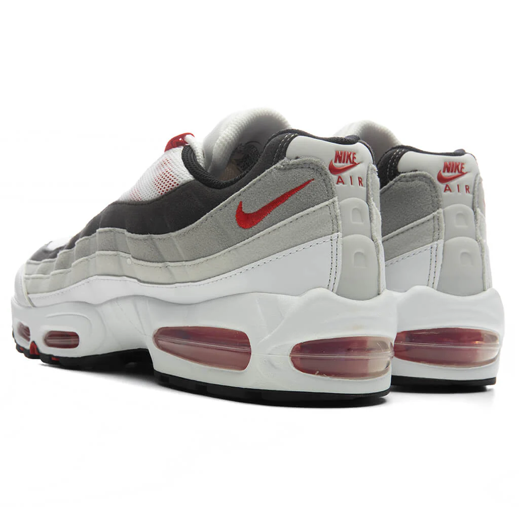 Air Max 95 Big Bubble Premium 'Comet Red' - White/Comet Red/Neutral Grey/Medium Grey - Image 2
