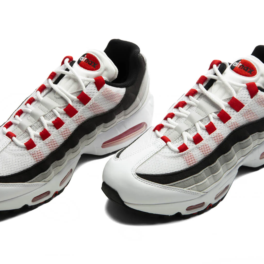 Air Max 95 Big Bubble Premium 'Comet Red' - White/Comet Red/Neutral Grey/Medium Grey - Image 3