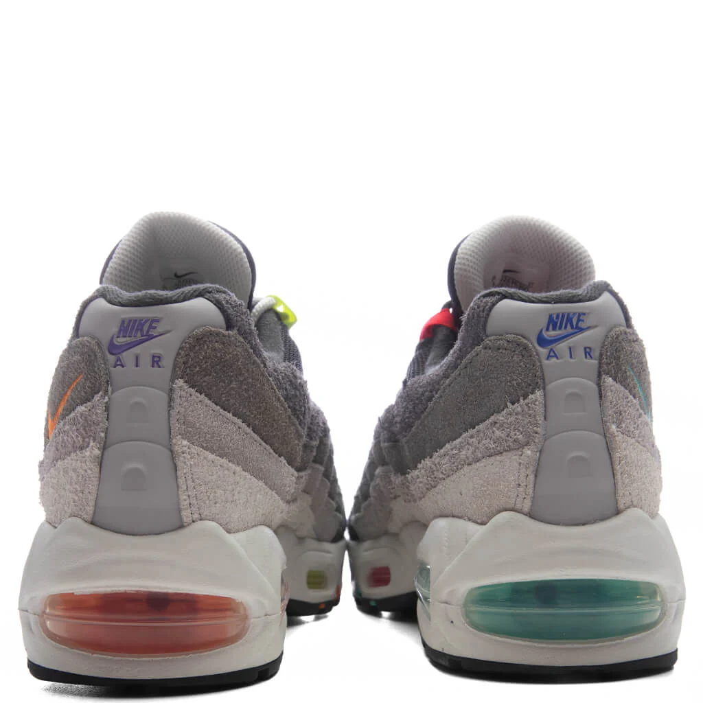 Air Max 95 Big Bubble 'Greedy' - Hyper Turq/Volt/Solar Red - Image 4