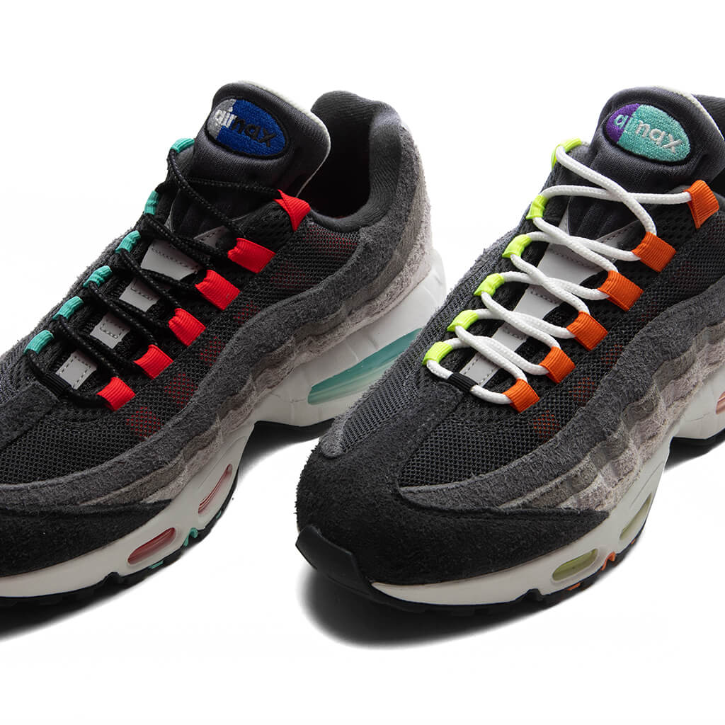 Air Max 95 Big Bubble 'Greedy' - Hyper Turq/Volt/Solar Red - Image 6