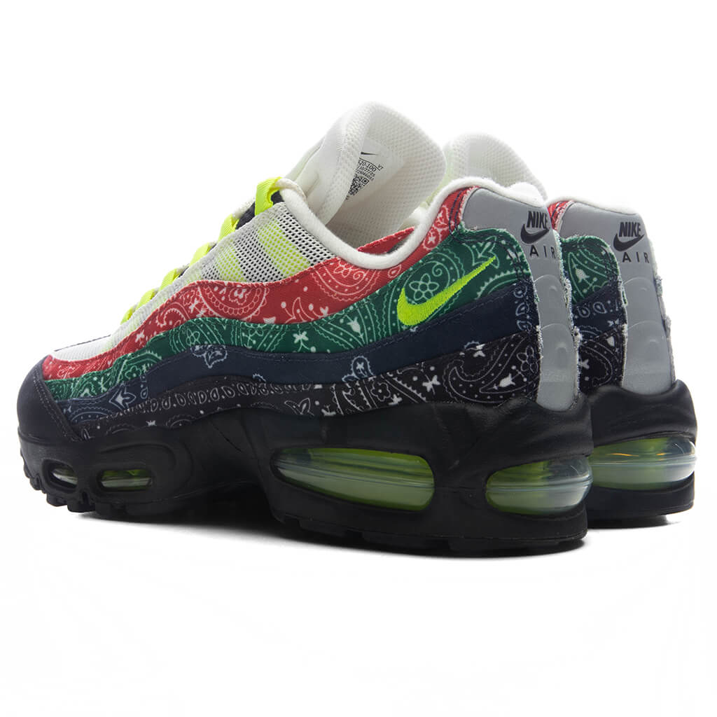 Air Max 95 Big Bubble - Sail/Volt/University Red/Sport Green - Image 3