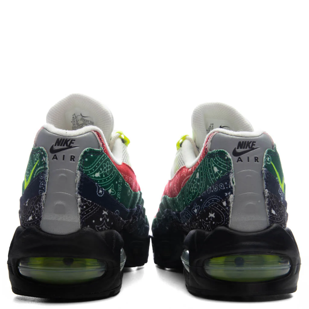 Air Max 95 Big Bubble - Sail/Volt/University Red/Sport Green - Image 4