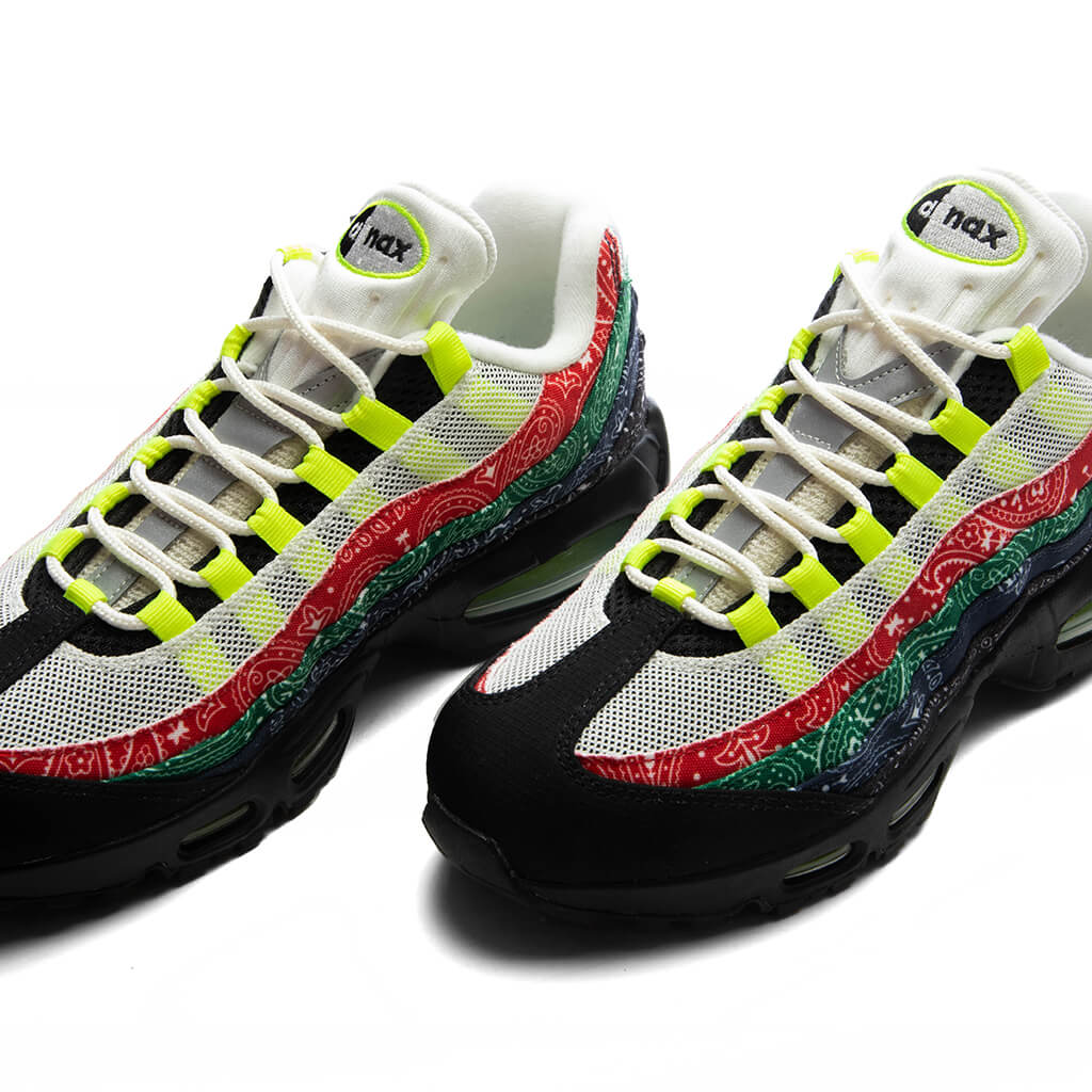 Air Max 95 Big Bubble - Sail/Volt/University Red/Sport Green - Image 6