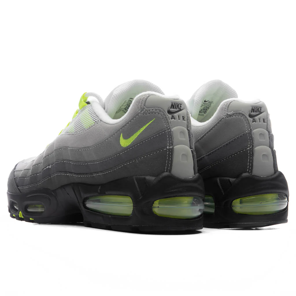 Air Max 95 OG 'Neon' - Black/Cool Grey/Neon Yellow/Black - Image 3
