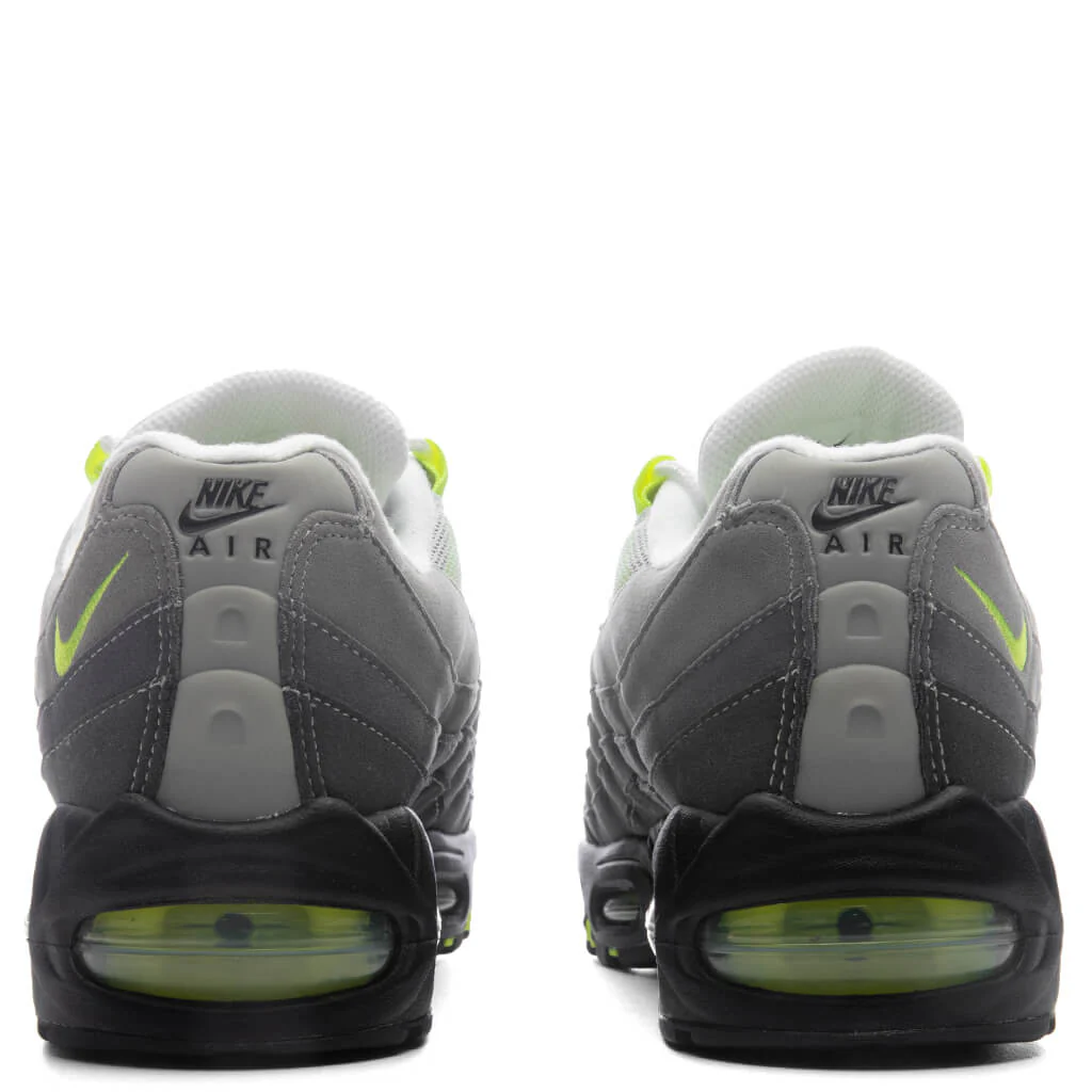 Air Max 95 OG 'Neon' - Black/Cool Grey/Neon Yellow/Black - Image 4