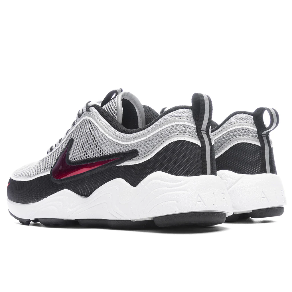 Air Zoom Spiridon SP - Metallic Silver/Sport Red/Black/White - Image 3