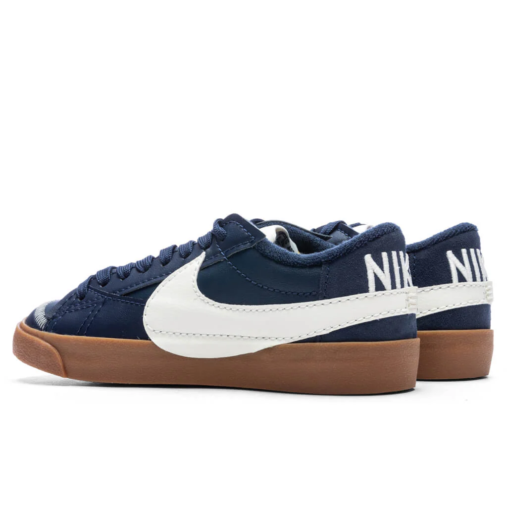 Blazer Low '77 Jumbo - Midnight Navy/Sail/Gum Medium Brown - Image 3