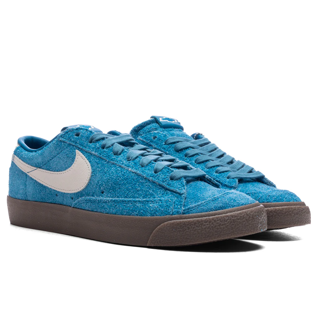 Nike x Devin Booker x Chevrolet Blazer Low Book 'Surf Blue' QS - Surf Blue/Sail/Gum Dark Brown - Image 2