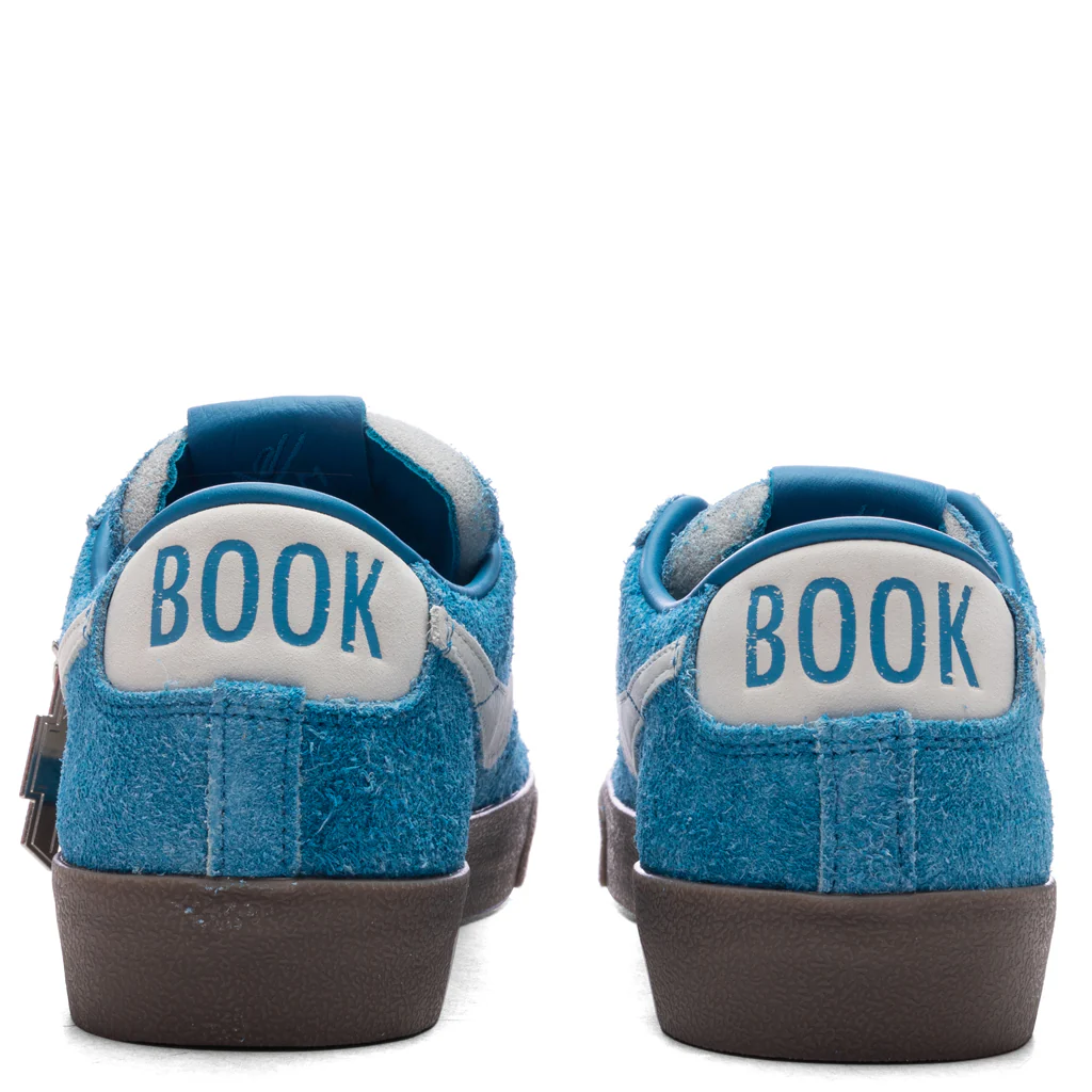 Nike x Devin Booker x Chevrolet Blazer Low Book 'Surf Blue' QS - Surf Blue/Sail/Gum Dark Brown - Image 4